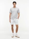 Grey Interlock Knit T-Shirt  Men