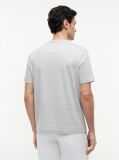 Grey Interlock Knit T-Shirt  Men