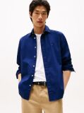 Blue TH Flex Regular Fit Poplin Shirt  Men