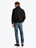 Black Relaxed Harrington Jacket  Men