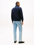Blue Terry Zip-Thru Sweatshirt  Men