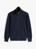 Blue Terry Zip-Thru Sweatshirt  Men