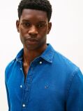 Blue Regular Fit Chambray Shirt  Men