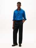 Blue Regular Fit Chambray Shirt  Men