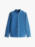 Blue Regular Fit Chambray Shirt  Men