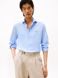Blue Flex Slim Fit Poplin Shirt  Men