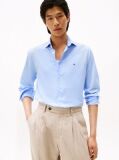 Blue Flex Slim Fit Poplin Shirt  Men