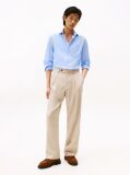 Blue Flex Slim Fit Poplin Shirt  Men