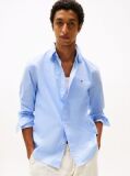 Blue TH Flex Regular Fit Print Shirt  Men