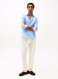 Blue TH Flex Regular Fit Print Shirt  Men