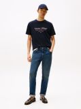 Blue Logo Crew Neck T-Shirt  Men