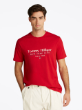 Red Logo Crew Neck T-Shirt  Men