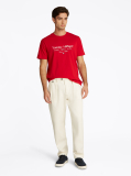 Red Logo Crew Neck T-Shirt  Men
