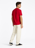 Red Logo Crew Neck T-Shirt  Men