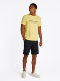 Yellow Logo Crew Neck T-Shirt  Men