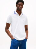 White Performance Tipped Regular Polo  Men