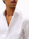 White Smart Casual Flex Slim Fit Shirt  Men