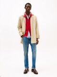 Blue Whiskered Straight Leg Jeans  Men