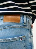 Blue Faded Regular Straight Leg Jeans  Men