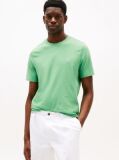 Green Contrast TH Monogram Embroidery T-Shirt  Men