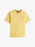 Yellow Contrast TH Monogram Embroidery T-Shirt  Men