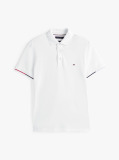 White Slim Fit Signature Polo Shirt  Men