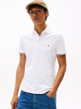 White Slim Fit Signature Polo Shirt  Men