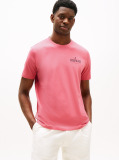 Pink Logo Crew Neck T-Shirt  Men