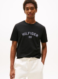 Black Hilfiger Flock Tee  Men