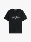 Black Hilfiger Flock Tee  Men