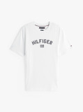 White Hilfiger Flock Tee  Men