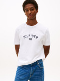 White Hilfiger Flock Tee  Men