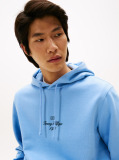 Blue Outline Flag Logo Hoody  Men