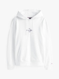 White Outline Flag Logo Hoody  Men