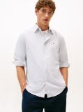 White Performance Print Shirt  Men