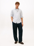 White Performance Print Shirt  Men