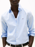 Blue Flex Poplin Mini Print Shirt  Men