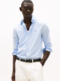 Blue Flex Poplin Mini Print Shirt  Men