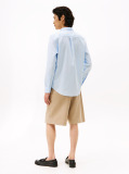 Blue Regular Fit Dobby Shirt  Men