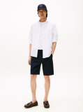 White Smart Casual Slim Fit Oxford Shirt  Men