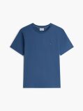 Blue Flag Embroidery T-Shirt  Men