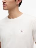 Beige Flag Embroidery T-Shirt  Men