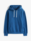 Blue Flag Embroidery Fleece Hoody  Men