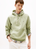 Green Flag Embroidery Fleece Hoody  Men