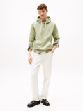 Green Flag Embroidery Fleece Hoody  Men