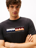 Black Logo Crew Neck T-Shirt  Men