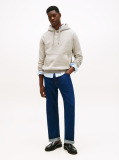 Grey Varsity Crest Relaxed Fleece Hoody  Men