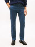 Blue Denton Straight Corduroy Chinos  Men