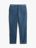 Blue Denton Straight Corduroy Chinos  Men