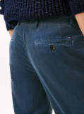 Blue Denton Straight Corduroy Chinos  Men